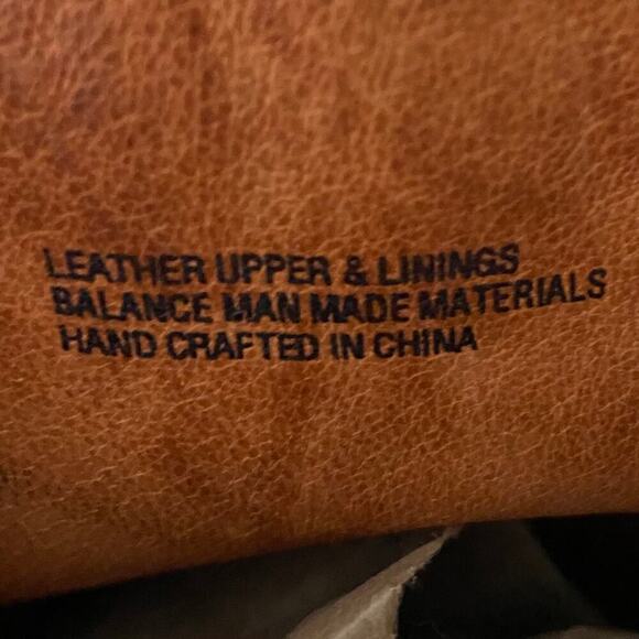 BORN Leather Boots Women's High-Calf Fashion Heel Blk Sz 7 Grunge Goth Witchy - Picture 11 of 11